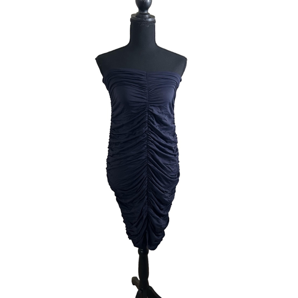 NWT SUSANA MONACO STRAPLESS DRESS WITH RUCHING